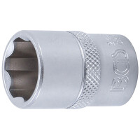 BGS 2418 Steckschlüssel-Einsatz Super Lock | Antrieb Innenvierkant 12,5 mm (1/2") | SW 18 mm