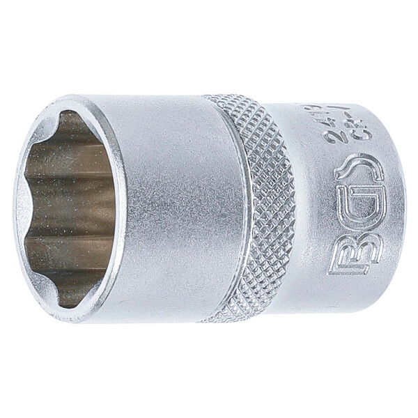 BGS 2419 Steckschlüssel-Einsatz Super Lock | Antrieb Innenvierkant 12,5 mm (1/2") | SW 19 mm