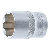BGS 2421 Steckschlüssel-Einsatz Super Lock | Antrieb Innenvierkant 12,5 mm (1/2") | SW 21 mm
