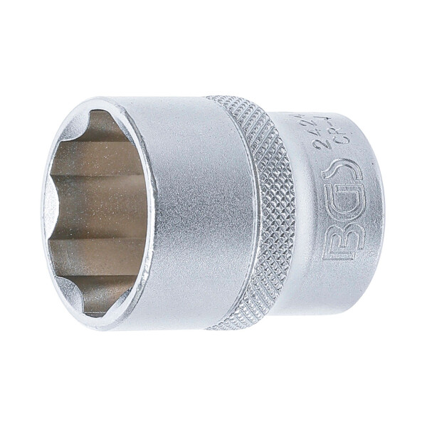 BGS 2424 Steckschlüssel-Einsatz Super Lock | Antrieb Innenvierkant 12,5 mm (1/2") | SW 24 mm