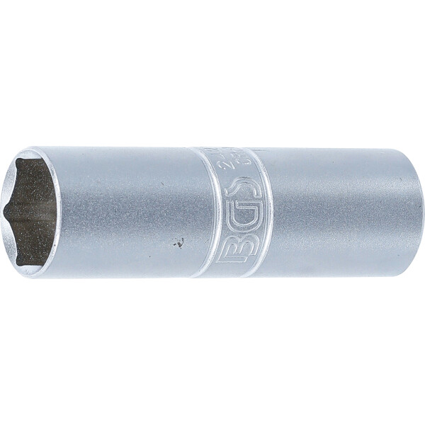 BGS 2425 Zündkerzen-Einsatz Sechskant | dünnwandig | Antrieb Innenvierkant 12,5 mm (1/2") | SW 16 mm