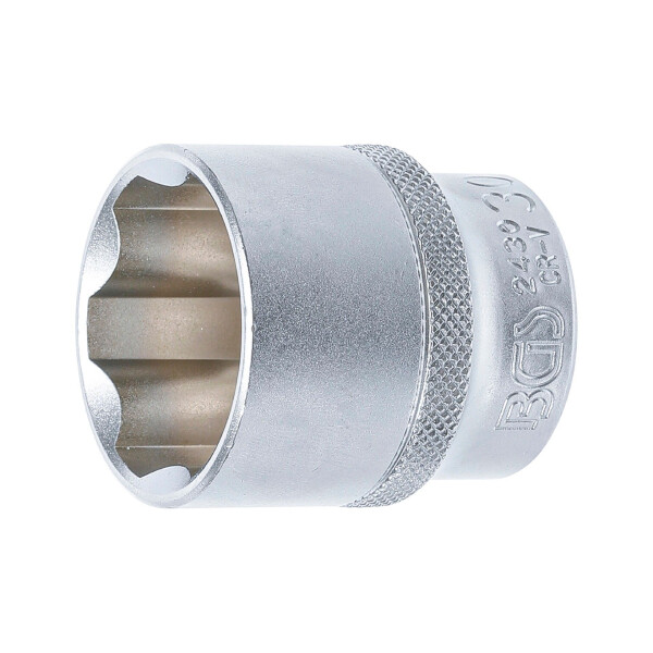 BGS 2430 Steckschlüssel-Einsatz Super Lock | Antrieb Innenvierkant 12,5 mm (1/2") | SW 30 mm