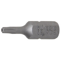 BGS 2438 Bit | Länge 25 mm | Antrieb Außensechskant 6,3 mm (1/4") | T-Profil (für Torx) mit Bohrung T9