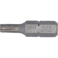 BGS 2441 Bit | Länge 25 mm | Antrieb Außensechskant 6,3 mm (1/4") | T-Profil (für Torx) mit Bohrung T20