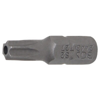 BGS 2443 Bit | Länge 25 mm | Antrieb Außensechskant 6,3 mm (1/4") | T-Profil (für Torx) mit Bohrung T27