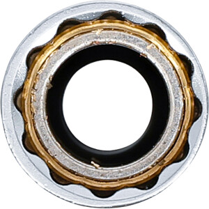 BGS 2446 Zündkerzen-Einsatz mit Magnet, Zwölfkant, lang | Antrieb Innenvierkant 10 mm (3/8") | SW 14 mm
