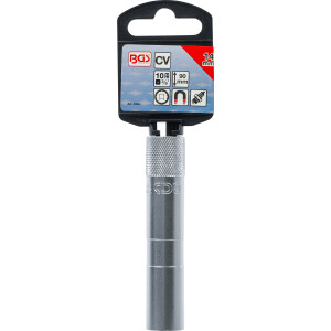 BGS 2446 Zündkerzen-Einsatz mit Magnet, Zwölfkant, lang | Antrieb Innenvierkant 10 mm (3/8") | SW 14 mm