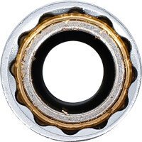 BGS 2446 Zündkerzen-Einsatz mit Magnet, Zwölfkant, lang | Antrieb Innenvierkant 10 mm (3/8") | SW 14 mm