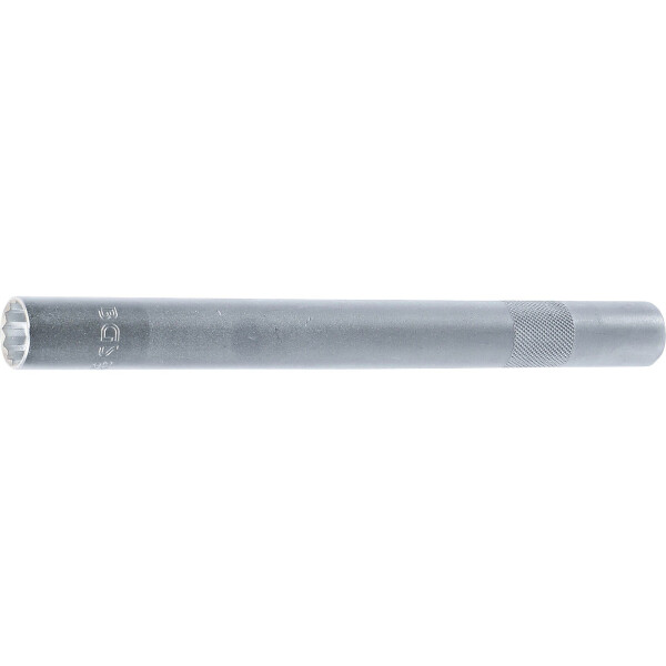 BGS 2449 Zündkerzen-Einsatz Zwölfkant, extra lang | Antrieb Innenvierkant 10 mm (3/8") | SW 18 mm