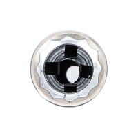 BGS 2449 Zündkerzen-Einsatz Zwölfkant, extra lang | Antrieb Innenvierkant 10 mm (3/8") | SW 18 mm