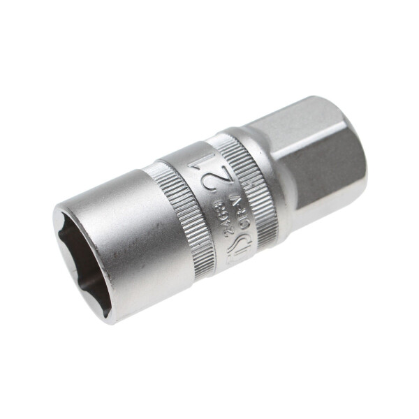 BGS 2463 Zündkerzen-Einsatz mit Magnet, Sechskant | Antrieb Innenvierkant 12,5 mm (1/2") | SW 21 mm