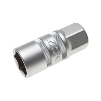 BGS 2463 Zündkerzen-Einsatz mit Magnet, Sechskant | Antrieb Innenvierkant 12,5 mm (1/2") | SW 21 mm