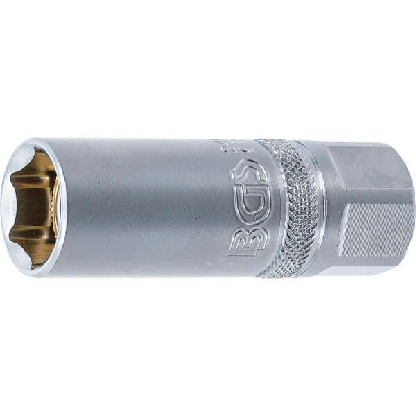 BGS 2468 Zündkerzen-Einsatz mit Magnet, Sechskant | Antrieb Innenvierkant 12,5 mm (1/2") | SW 16 mm