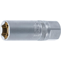 BGS 2468 Zündkerzen-Einsatz mit Magnet, Sechskant | Antrieb Innenvierkant 12,5 mm (1/2") | SW 16 mm