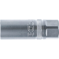 BGS 2468 Zündkerzen-Einsatz mit Magnet, Sechskant | Antrieb Innenvierkant 12,5 mm (1/2") | SW 16 mm
