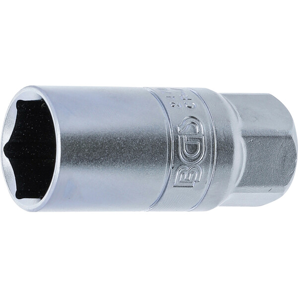 BGS 2470 Zündkerzen-Einsatz Sechskant | Antrieb Innenvierkant 12,5 mm (1/2") | SW 21 mm