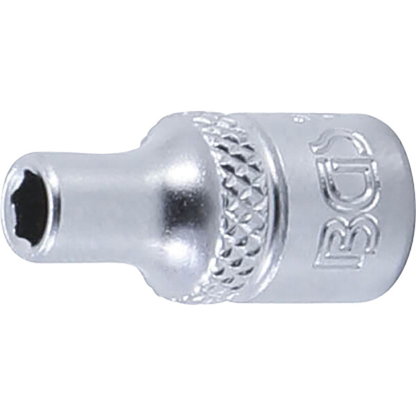 BGS 2474 Steckschlüssel-Einsatz Sechskant | Antrieb Innenvierkant 6,3 mm (1/4") | SW 4 mm