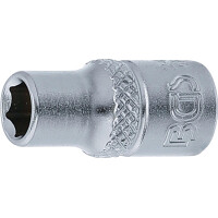 BGS 2478 Steckschlüssel-Einsatz Sechskant | Antrieb Innenvierkant 6,3 mm (1/4") | SW 6 mm