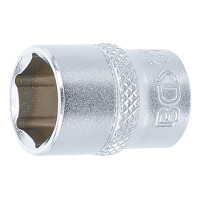 BGS 2485 Steckschlüssel-Einsatz Sechskant | Antrieb Innenvierkant 6,3 mm (1/4") | SW 13 mm