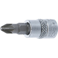 BGS 2491 Bit-Einsatz | Antrieb Innenvierkant 6,3 mm (1/4") | Kreuzschlitz PZ2