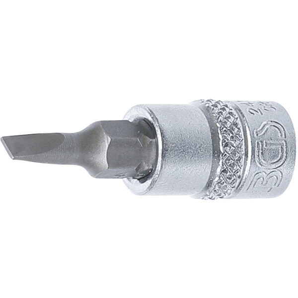 BGS 2493 Bit-Einsatz | Antrieb Innenvierkant 6,3 mm (1/4") | Schlitz 4 mm