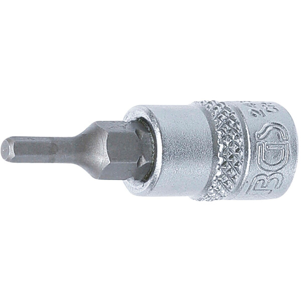 BGS 2497 Bit-Einsatz | Antrieb Innenvierkant 6,3 mm (1/4") | Innensechskant 3 mm