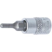 BGS 2497 Bit-Einsatz | Antrieb Innenvierkant 6,3 mm (1/4") | Innensechskant 3 mm