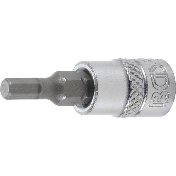 BGS 2498 Bit-Einsatz | Antrieb Innenvierkant 6,3 mm (1/4") | Innensechskant 4 mm