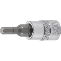 BGS 2498 Bit-Einsatz | Antrieb Innenvierkant 6,3 mm (1/4") | Innensechskant 4 mm