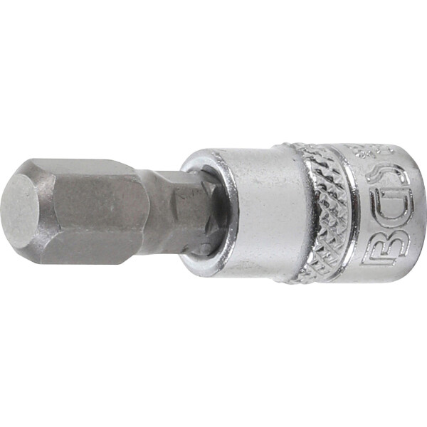 BGS 2502 Bit-Einsatz | Antrieb Innenvierkant 6,3 mm (1/4") | Innensechskant 8 mm