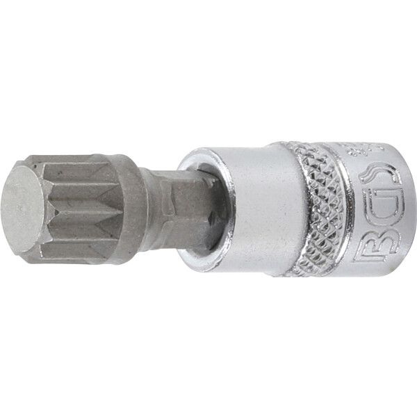 BGS 2506 Bit-Einsatz | Antrieb Innenvierkant 6,3 mm (1/4") | Innenvielzahn (für XZN) M10