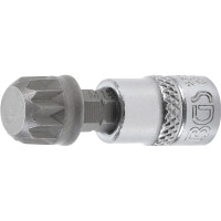 BGS 2507 Bit-Einsatz | Antrieb Innenvierkant 6,3 mm (1/4") | Innenvielzahn (für XZN) M12