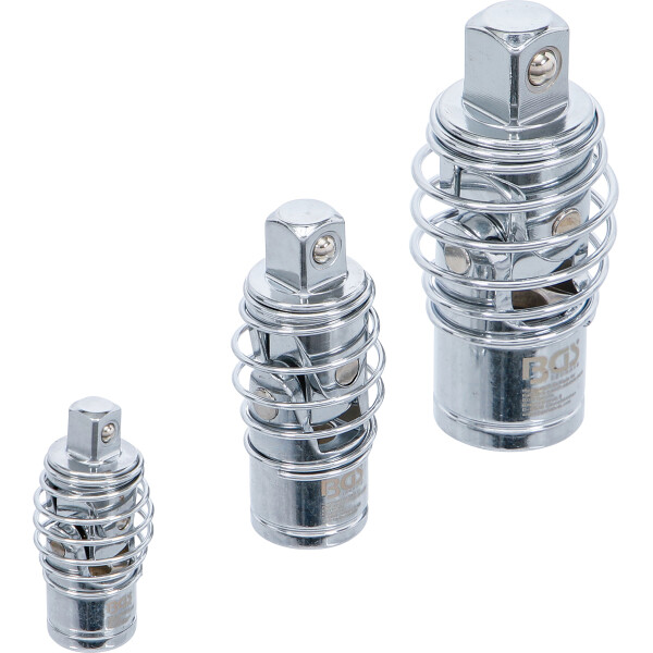 BGS 252 Kardangelenk-Satz | mit Feder | 6,3 mm (1/4") / 10 mm (3/8") / 12,5 mm (1/2") | 3-tlg.