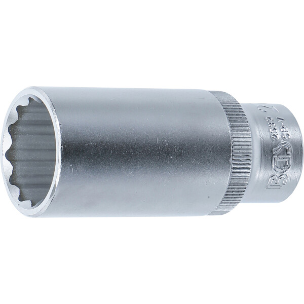 BGS 2539 Steckschlüssel-Einsatz für Diesel-Einspritzdüsen | Antrieb Innenvierkant 12,5 mm (1/2") | SW 27 mm