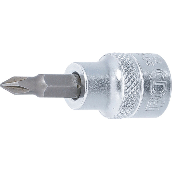 BGS 2553 Bit-Einsatz | Antrieb Innenvierkant 10 mm (3/8") | Kreuzschlitz PH1