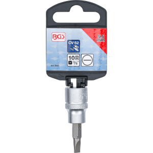 BGS 2567 Bit-Einsatz | Antrieb Innenvierkant 10 mm (3/8") | Schlitz 5,5 mm