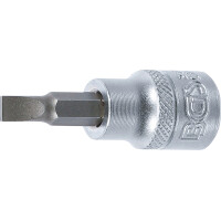 BGS 2567 Bit-Einsatz | Antrieb Innenvierkant 10 mm (3/8") | Schlitz 5,5 mm