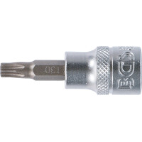 BGS 2574 Bit-Einsatz | Antrieb Innenvierkant 10 mm (3/8") | T-Profil (für Torx) mit Bohrung T30