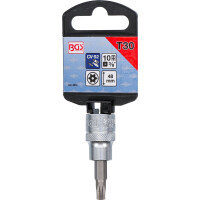 BGS 2574 Bit-Einsatz | Antrieb Innenvierkant 10 mm (3/8") | T-Profil (für Torx) mit Bohrung T30