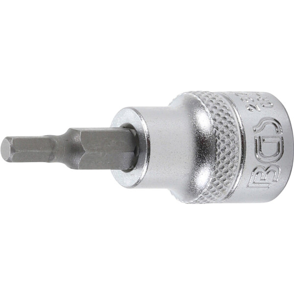 BGS 2577 Bit-Einsatz | Antrieb Innenvierkant 10 mm (3/8") | Innensechskant 4 mm