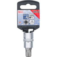 BGS 2587 Bit-Einsatz | Antrieb Innenvierkant 10 mm (3/8") | Innenvielzahn (für XZN) M12