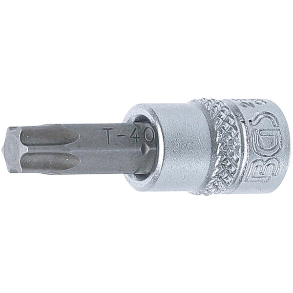 BGS 2596 Bit-Einsatz | Antrieb Innenvierkant 6,3 mm (1/4") | T-Profil (für Torx) T40
