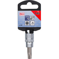 BGS 2597 Bit-Einsatz | Antrieb Innenvierkant 10 mm (3/8") | T-Profil (für Torx) mit Bohrung T45