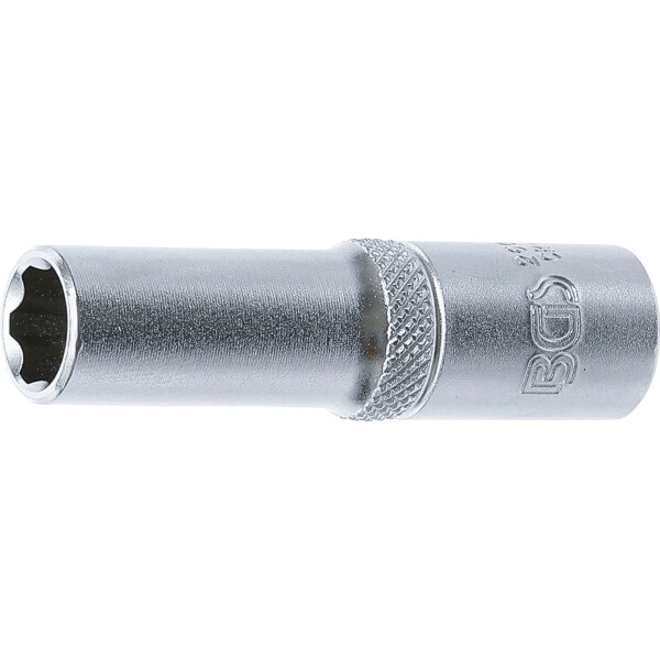 BGS 2600 Steckschlüssel-Einsatz Super Lock, tief | Antrieb Innenvierkant 10 mm (3/8") | SW 10 mm