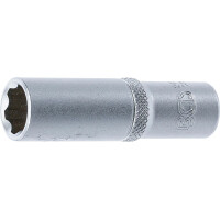 BGS 2602 Steckschlüssel-Einsatz Super Lock, tief | Antrieb Innenvierkant 10 mm (3/8") | SW 12 mm