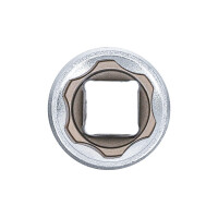 BGS 2605 Steckschlüssel-Einsatz Super Lock, tief | Antrieb Innenvierkant 10 mm (3/8") | SW 15 mm