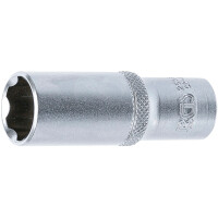 BGS 2606 Steckschlüssel-Einsatz Super Lock, tief | Antrieb Innenvierkant 10 mm (3/8") | SW 16 mm