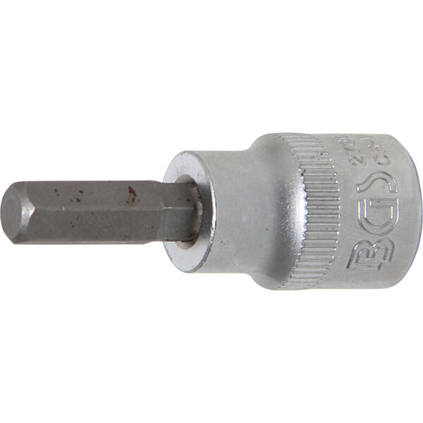 BGS 2730 Bit-Einsatz | Antrieb Innenvierkant 10 mm (3/8") | Innensechskant 9/32"