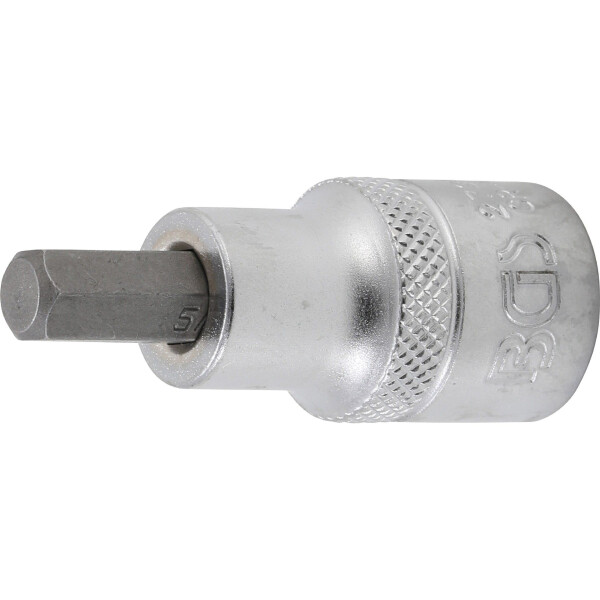 BGS 2735 Bit-Einsatz | Länge 55 mm | Antrieb Innenvierkant 12,5 mm (1/2") | Innensechskant 5/16"