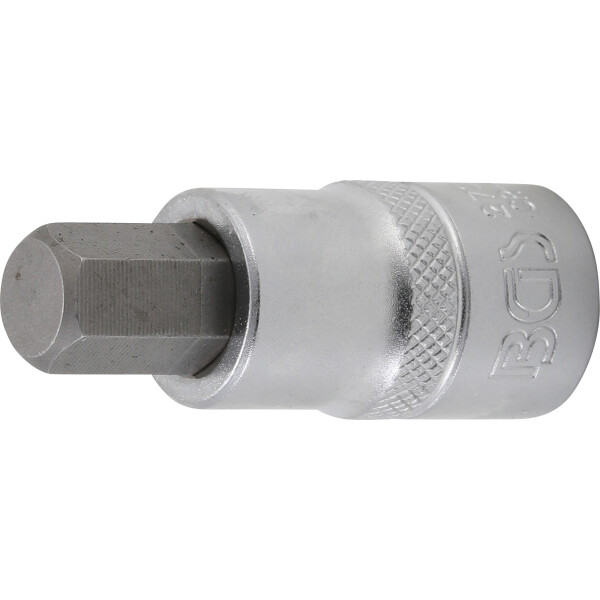 BGS 2737 Bit-Einsatz | Länge 55 mm | Antrieb Innenvierkant 12,5 mm (1/2") | Innensechskant 15/32"